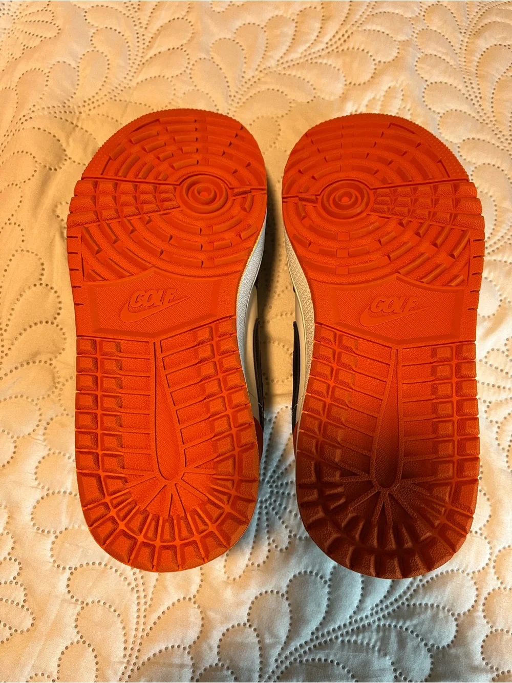 Jordan Golf Slip-On Loafers in Black and Orange